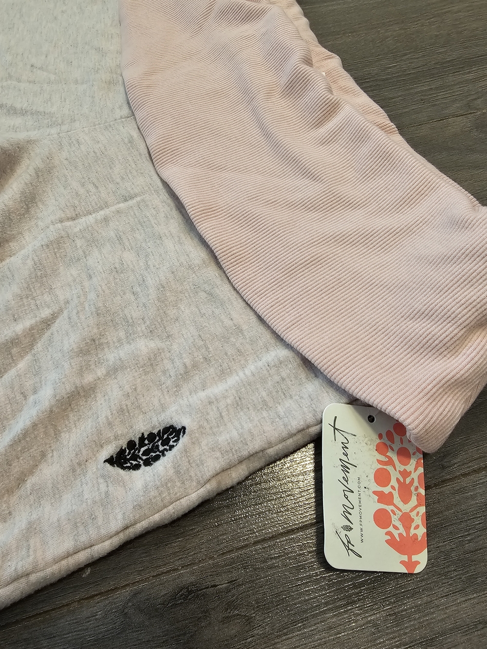 Free People Movement NWT Light Pink Ribbed Waistband Leggings - Womens